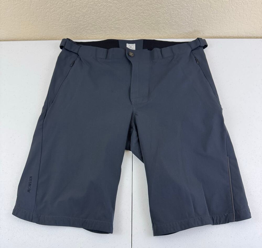 Kitsbow Cycling Shorts Mens M 11” Inseam Biking Adjustable